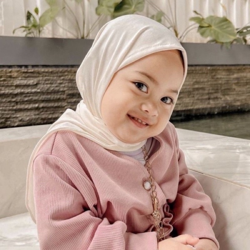 Hijab Anak 1-6 Tahun Segitiga Instant Jersey Premium