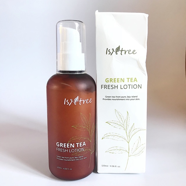 Cream IsnTree Green Tea Lotion Emulsion