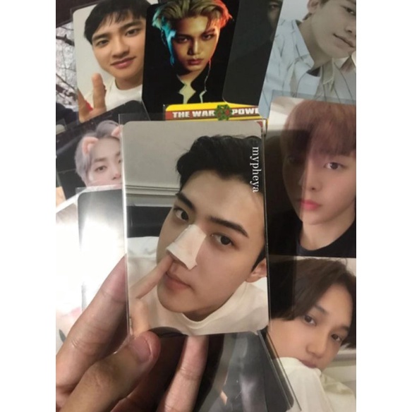 (booked) photocard sehun komedo