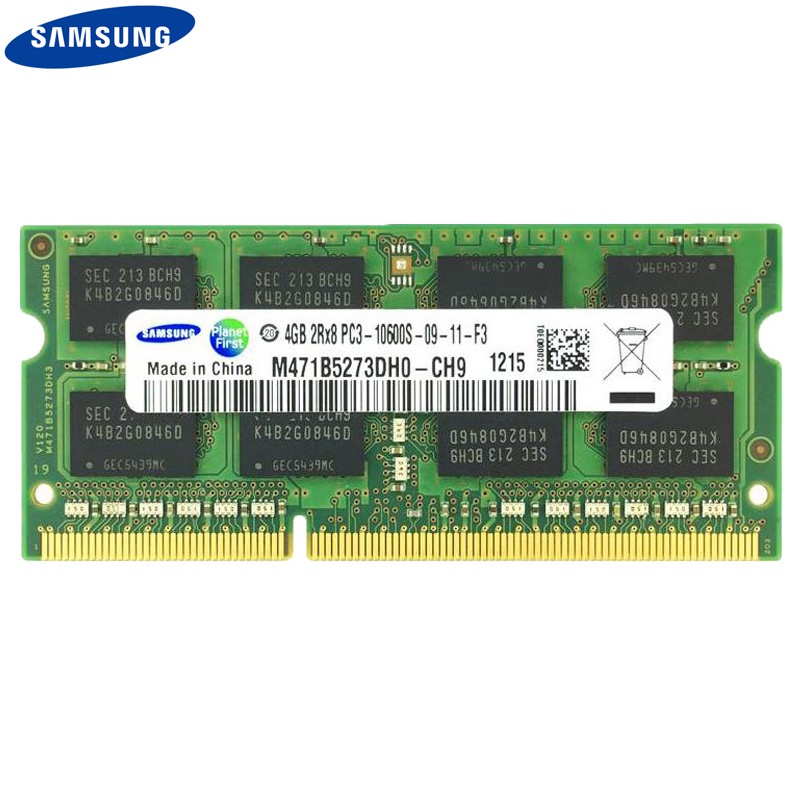 Samsung DDR3 4GB 2RX8 1333MHz PC3-10600s 204PIN SO-DIMM Untuk Laptop