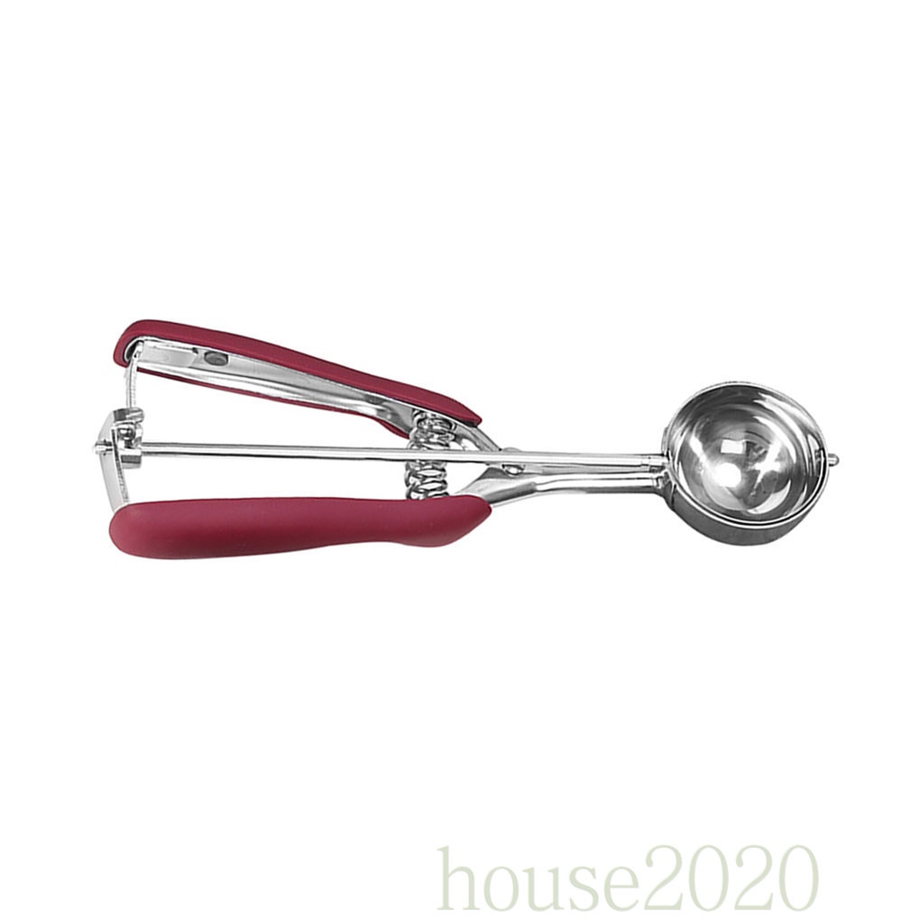 (House2020) Sendok Scoop Es Krim / Adonan Kue / Buah / Kentang Bahan Stainless Steel Ukuran 5cm