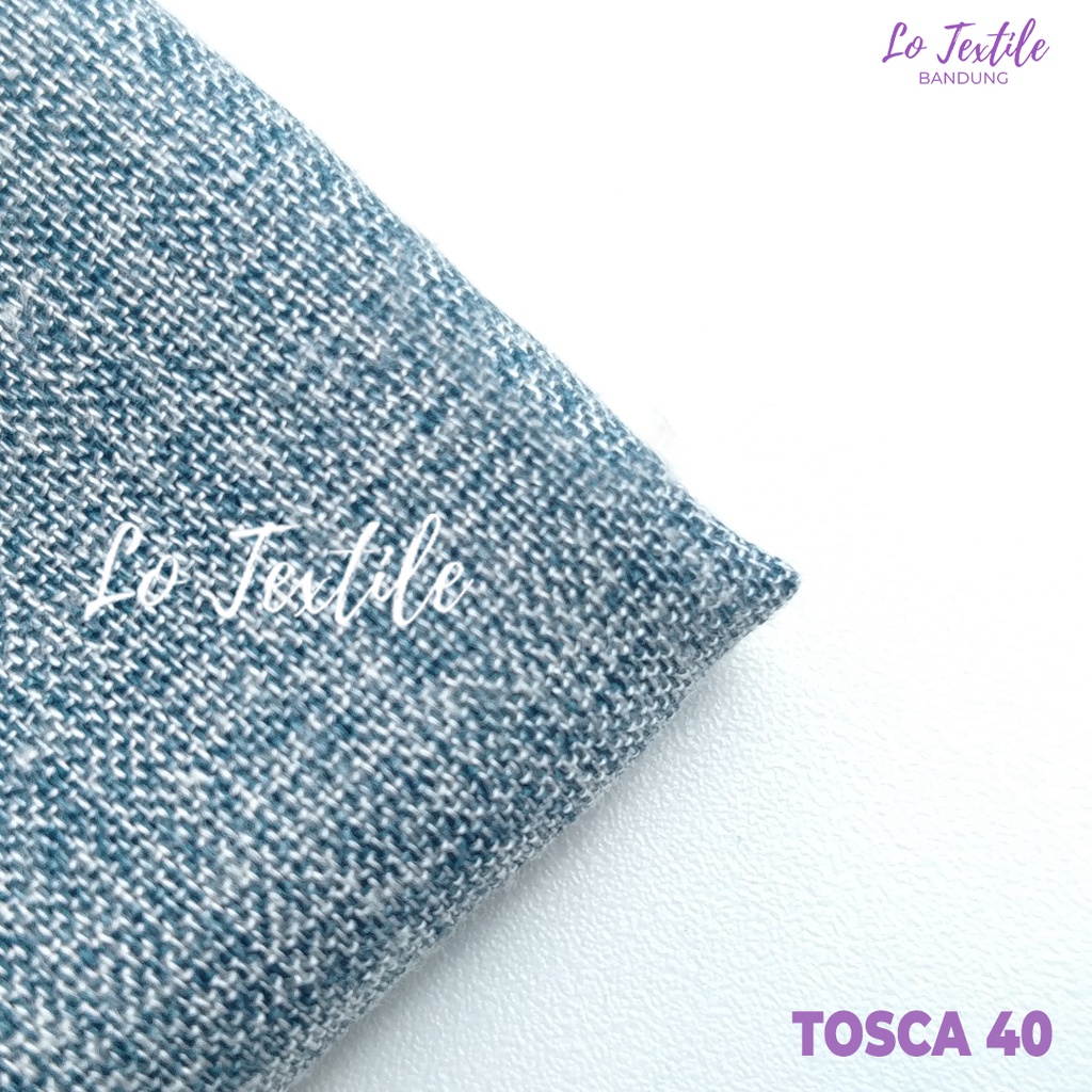 Kain Katun Madinah Fodu 0.5 Meter (Seri 1) - Bahan Cotton Madina Medina-Toska Muda - 40