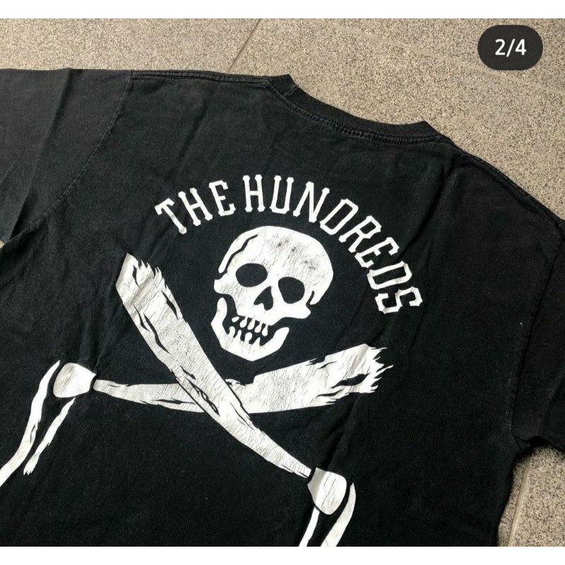 KAOS VINTAGE SECOND KAOS UNISEX THE HUNDREDS PAKAIAN PRIA BAJU ATASAN