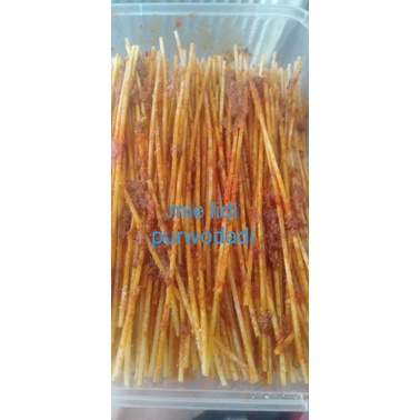 

mie lidi mateng kemasan box 500ml terlaris