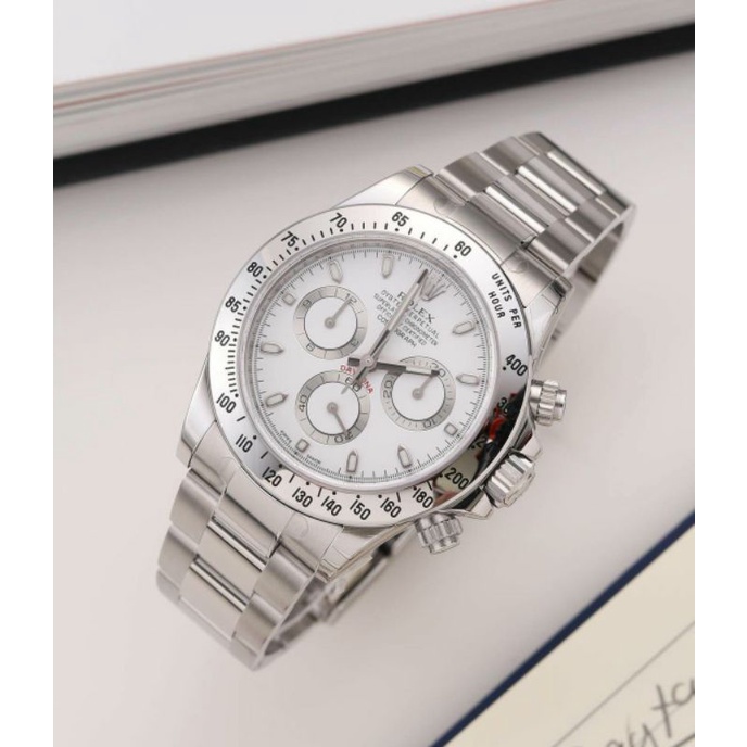 Jam Tangan Pria Merk Rolex Daytona Silver Automatic