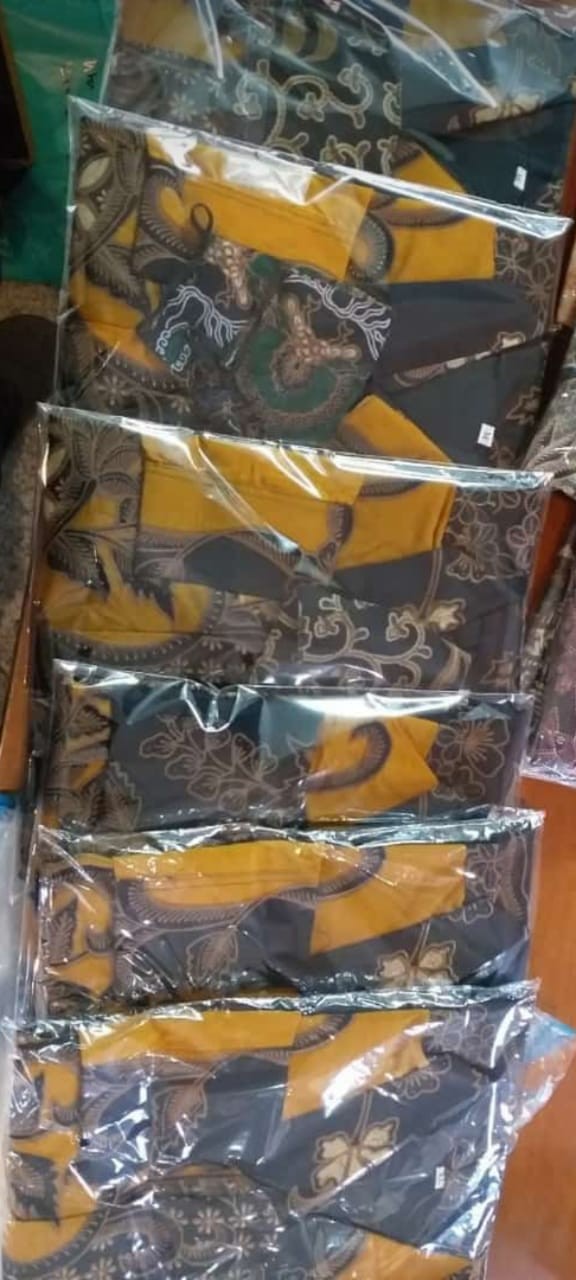 Baju Batik Pria Lengan Panjang Premium Slimfit Terbaru Kemeja Batik Lengan Pendek Modern Solo A10