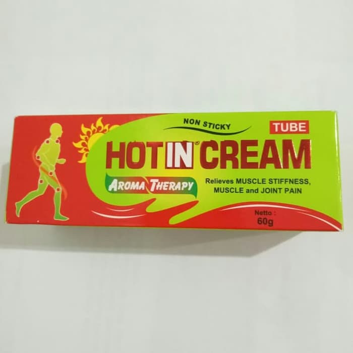 HOT IN CREAM AROMATHERAPHY TUBE 60GR KRIM NYERI OTOT