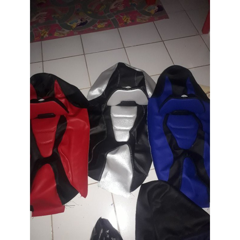 costum kulit jok mbtech yamaha aerox