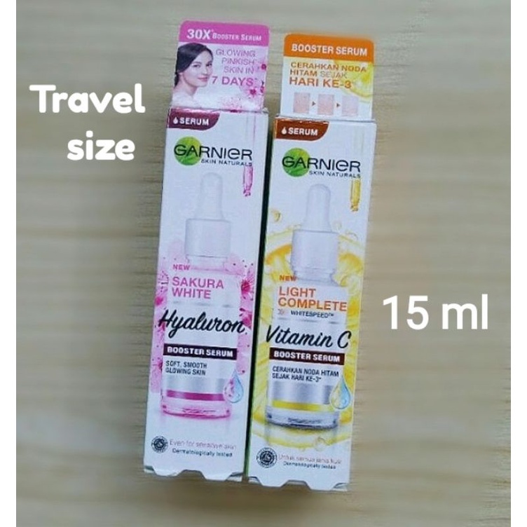 [30 ml / 15 ml] Garnier Sakura White Hyaluron 30x Booster / light complete vitamin C / Anti acne Serum Skin Care