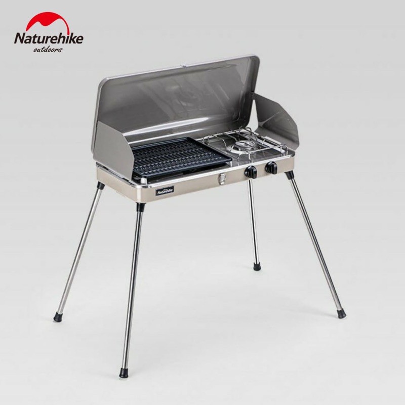 BBQ GRILL FOLDING STOVE MULTIFUNGSI PERALATAN MASAK OUTDOOR CAMPING NATUREHIKE NH20RJ002