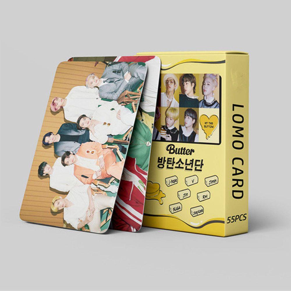 Lanfy Kpop Stray Kids Fan Card 55pcs/set TWICE TXT Bangtang Boys ATEEZ Kartu Lomo