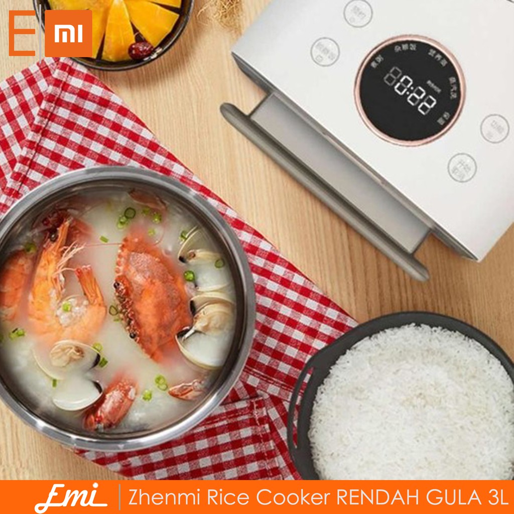 Zhenmi Rice Cooker Health Penanak Nasi Rendah Gula 3L