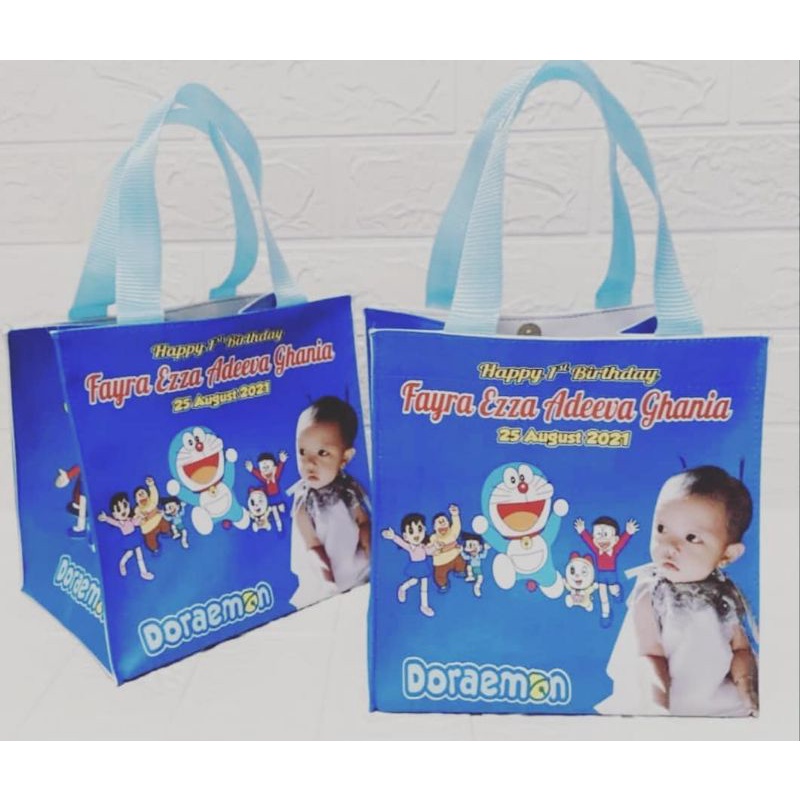 Tote bag oscar/souvenir ultah/tas snack/tas aqiqah ukuran 20x15x20