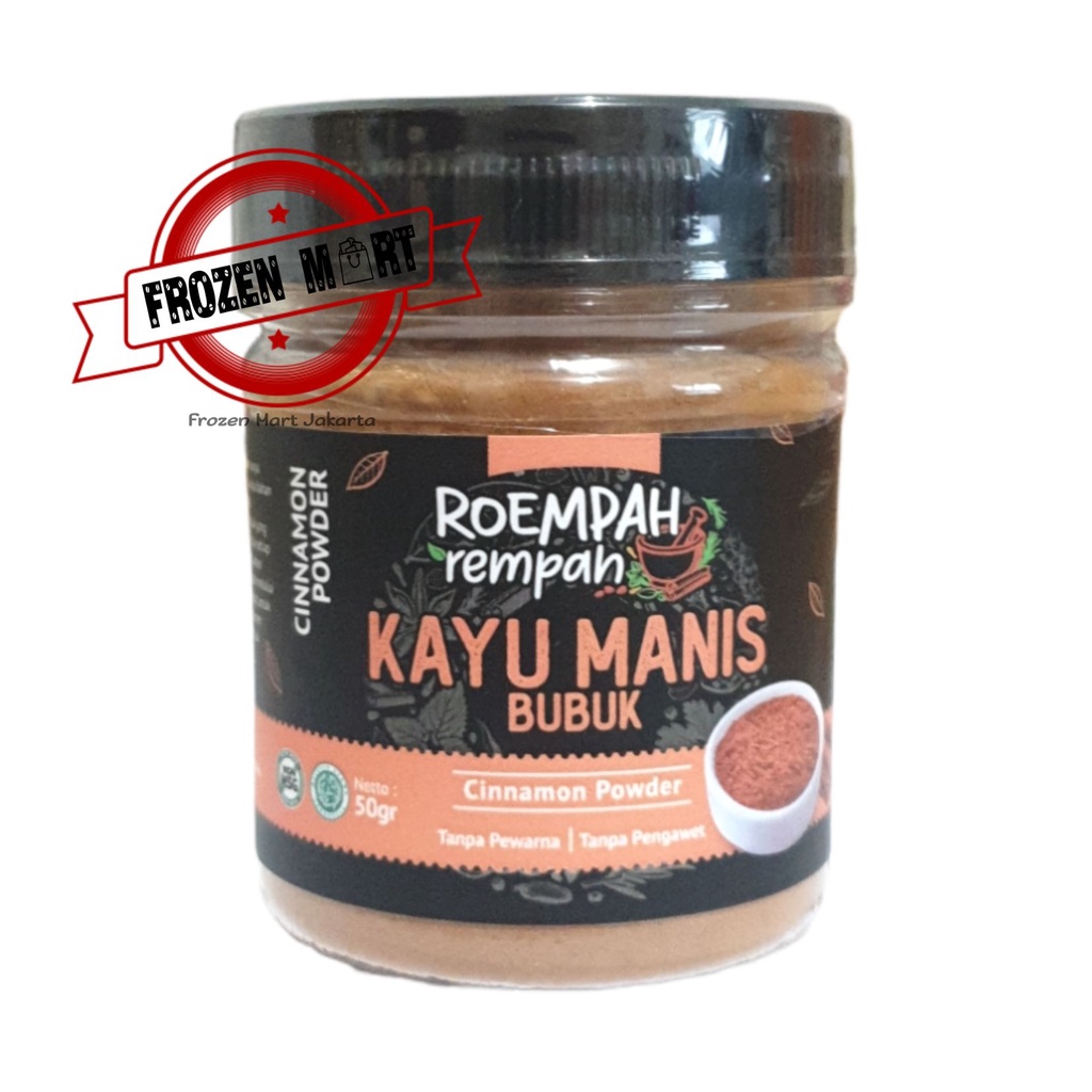 ROEMPAH REMPAH Kayu Manis Bubuk / Cinnamon Powder 50Gr