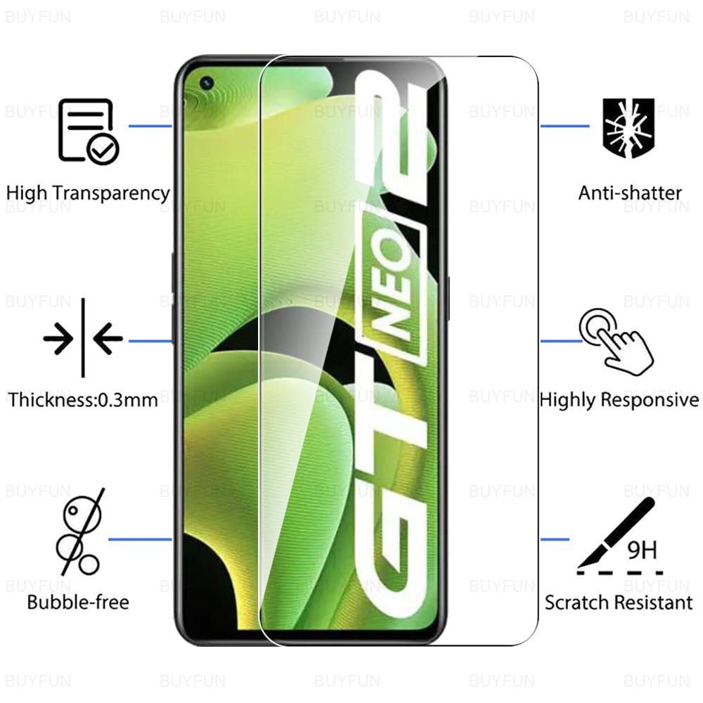 Promo Tempered Glass Realme Gt Neo2 Anti Gores Layar Bening 9H screen protector