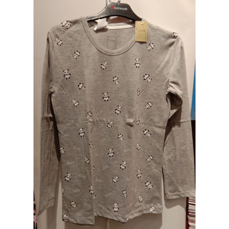 Promo T-shirt T Zone cewek lengan panjang