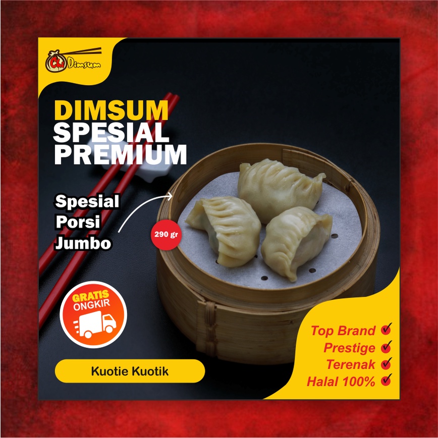 

Dimsum kuotie kuotik chicken ayam gyoza dumpling frozen food premium halal