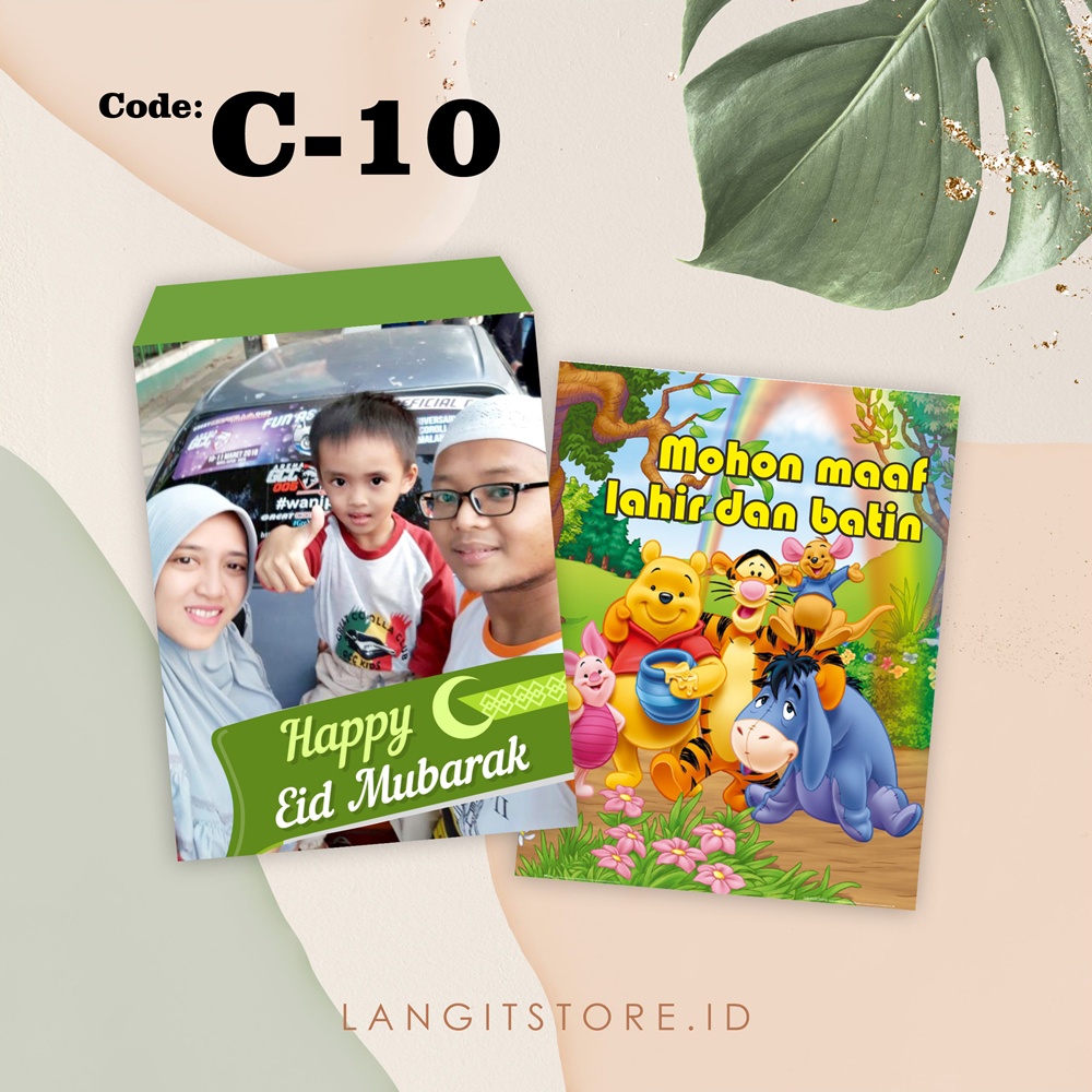 

C-10 AMPLOP LEBARAN / AMPLOP FOTO / AMPLOP CUSTOM / AMPLOP UNIK / ANGPAO LEBARAN / AMPLOP LUCU
