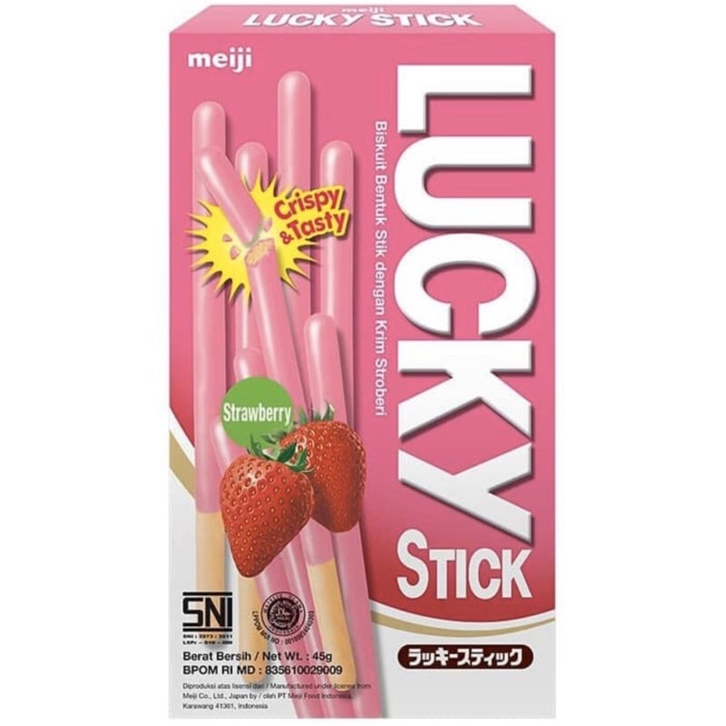 

Meiji Lucky Stick Strawberry Jepang pokki