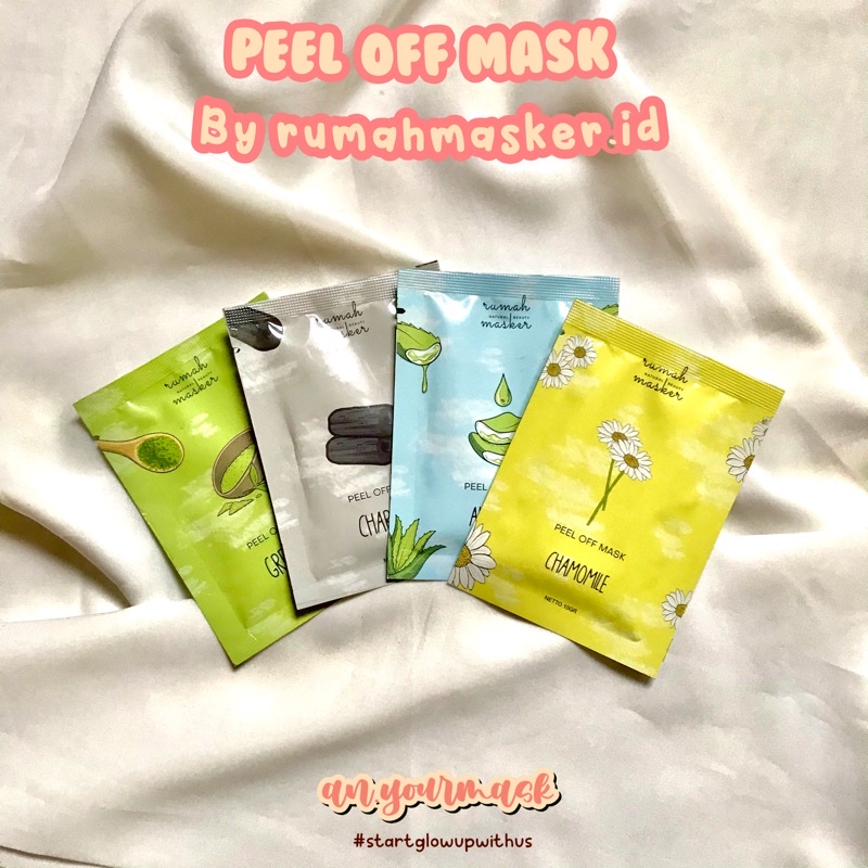 BUY 1 GET 2 PEEL OFF MASK BY RUMAH MASKER 10 GRAM