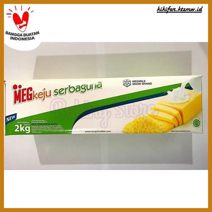 

Ujekujek- Keju Cheddar Meg Serbaguna 2Kg -Original.