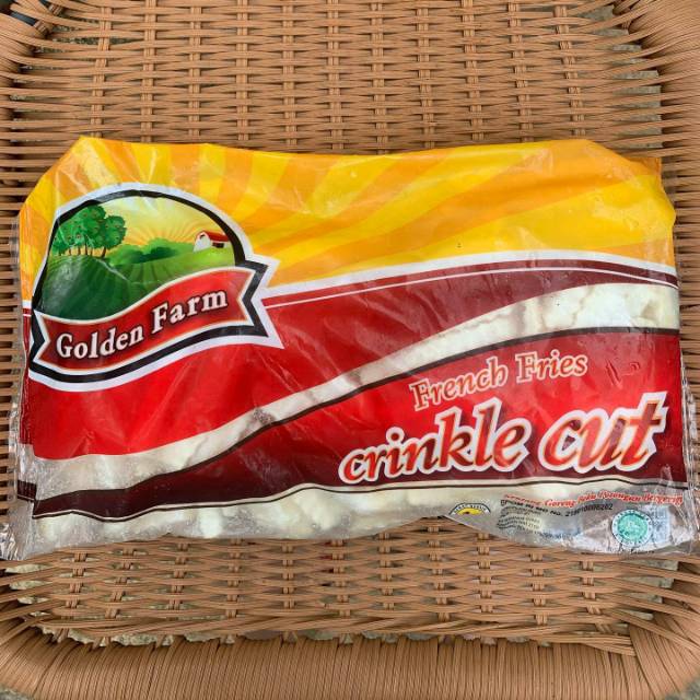 

Golden farm french fries crinkle cut
