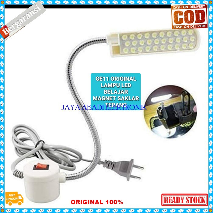 G11 ORIGINAL lampu belajar lampu baca emergency bohlam magnet led light power terang saklar mesin fl