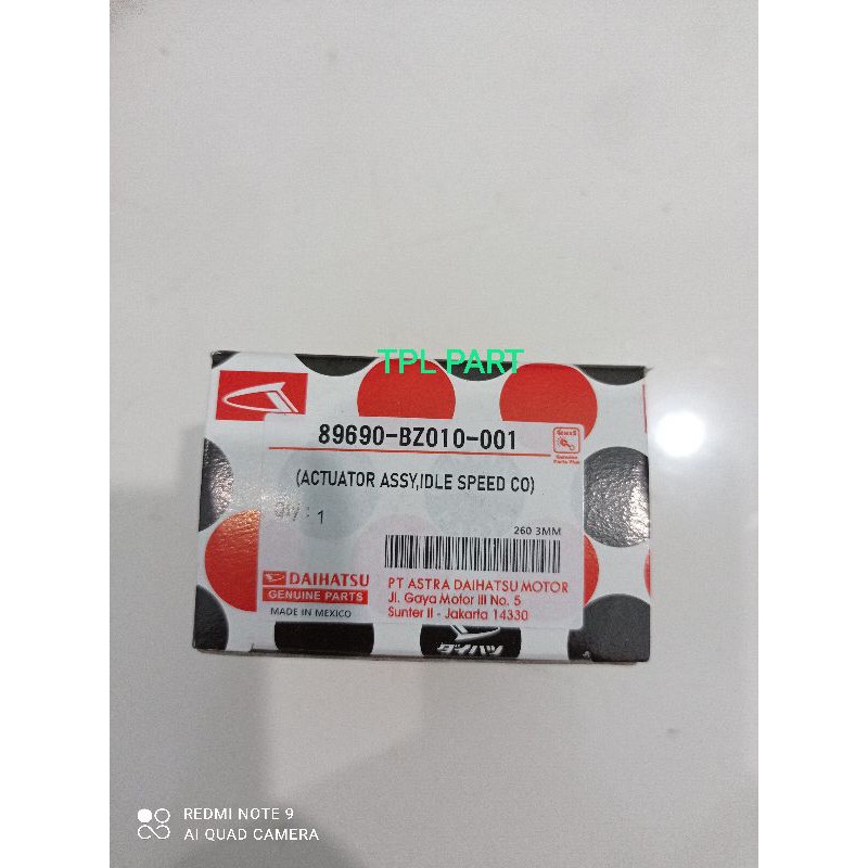 AKTUATOR IDLE SPEED ISC XENIA /AVANZA/RUSH/TERIOS MADE IN MEXICO