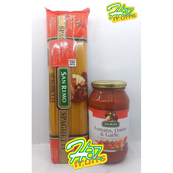 

Paket Pasta dari San Remo Spaghetti & San Remo Sauce Onion Garlic