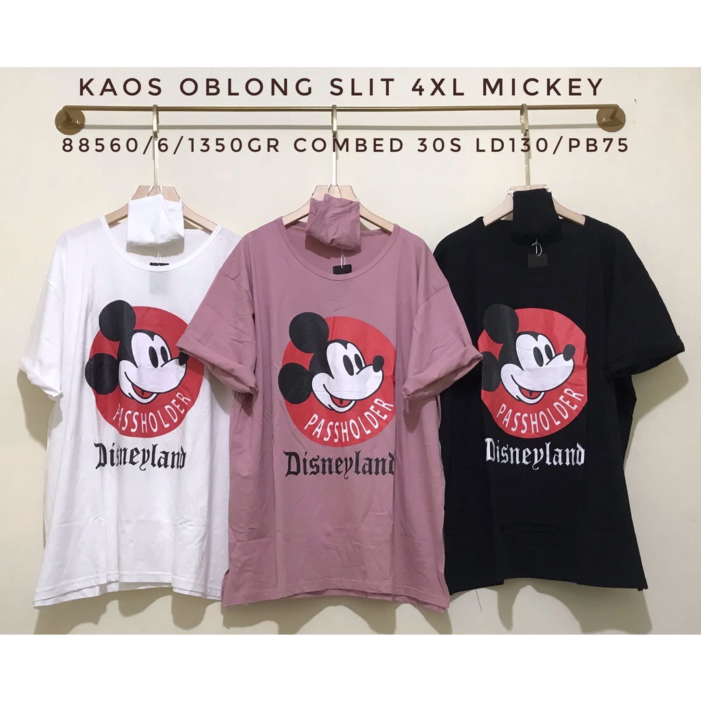 Elizabethgrosir1 Kaos Oblong Wanita Jumbo 4XL Grosir 50 Kaos Katun combed 30s adem tebal Bahan Impor