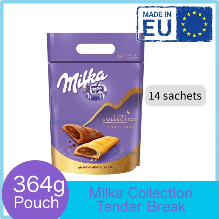 

Coklat Milka Biscuit Collection Tender Break 364Gram Isi 14Pcs