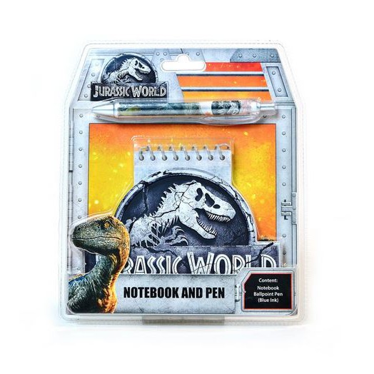 

JURASSIC WORLD 2 Paket Alat Tulis Original Pen & Notebook Set Mixed