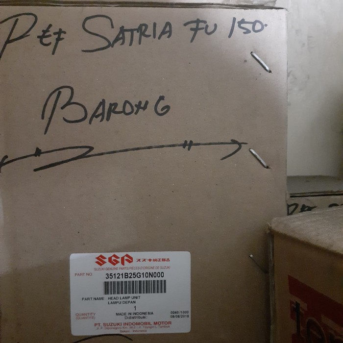 REFLEKTOR SATRIA FU LAMPU DEPAN SATRIA FU 150 2011 2012 ORI SGP