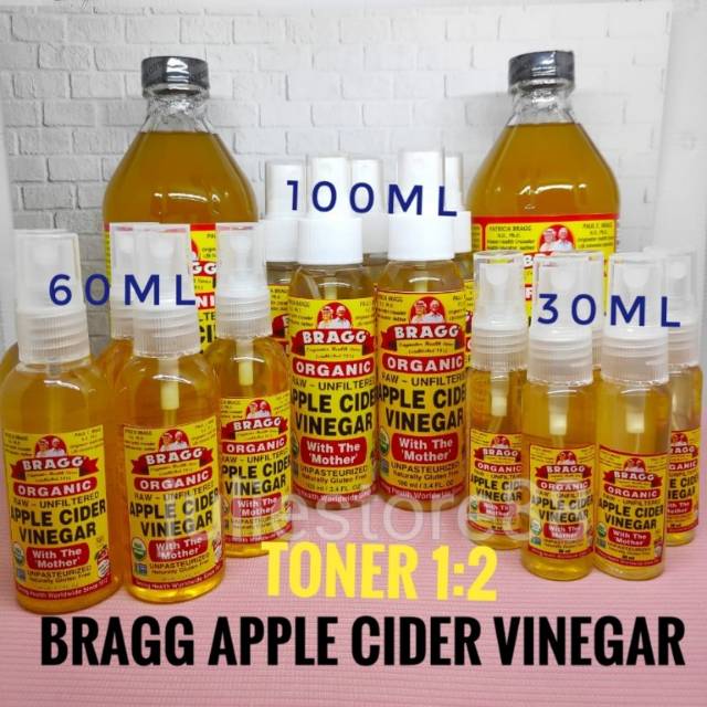 Bragg Apple Cider Vinegar Cuka Apel Toner Indonesia