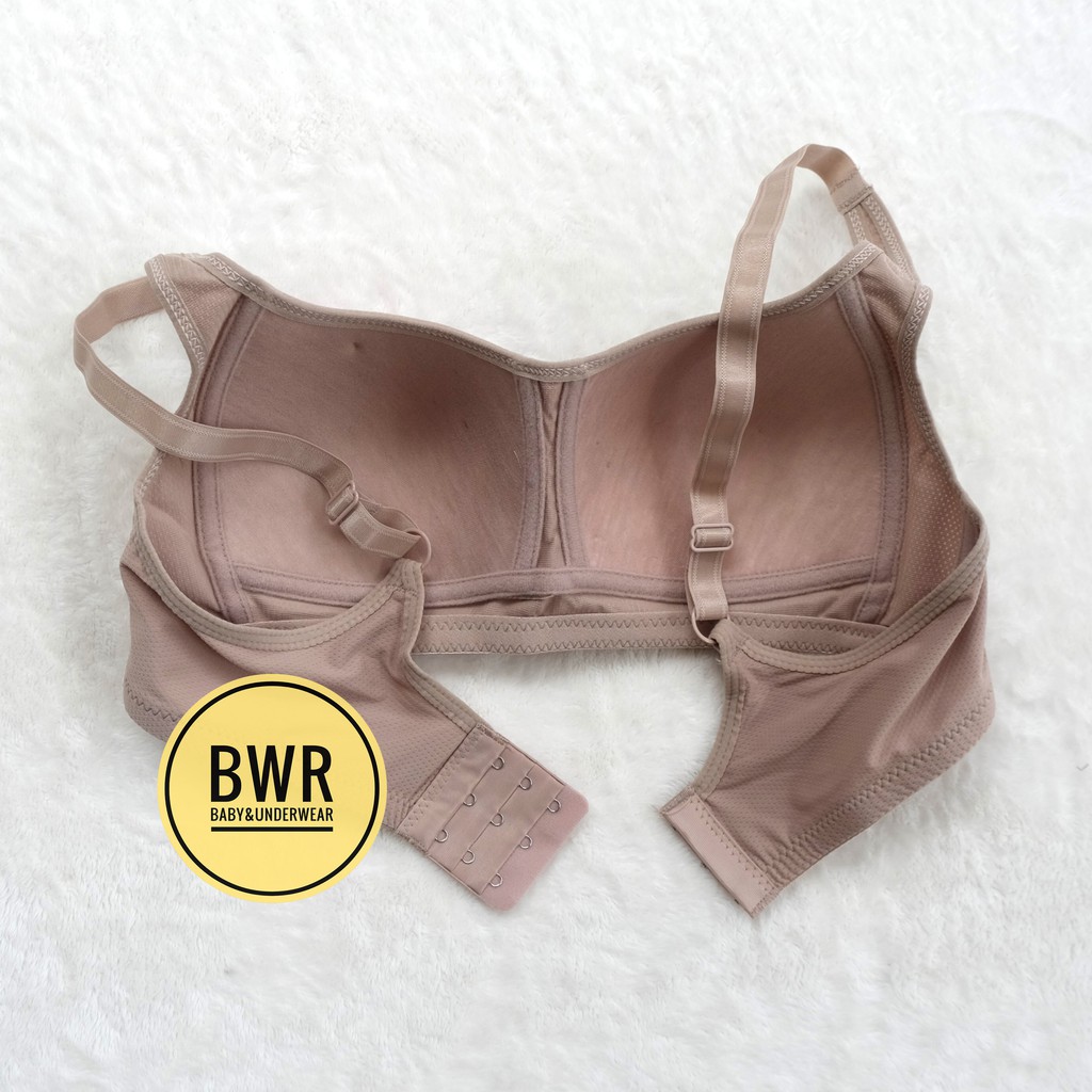 BH Sorex 9861 Busa / Bra Wanita Tanpa Kawat Kait Kancing 3 Extra Comfort | Bwr