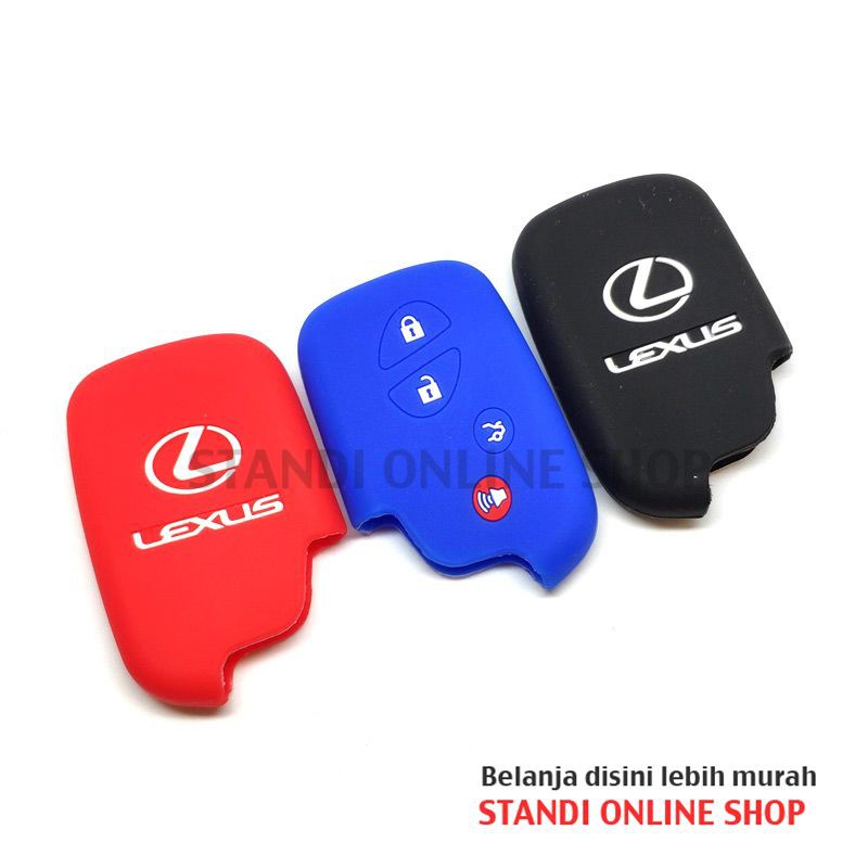 Kondom Kunci Silikon Remot Sarung Remote Smartkey Toyota Lexus 4Tombol