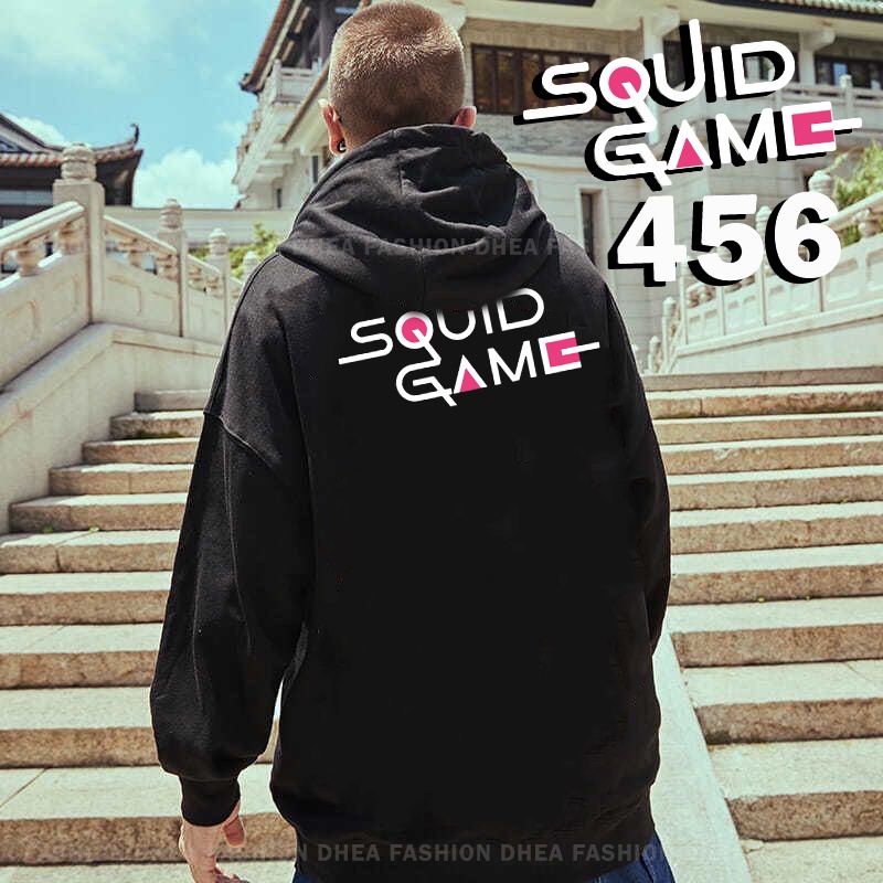 Squid Game Hoodie Pria &amp; Wanita | Hoodie Lagi Viral [ BISA COD ]