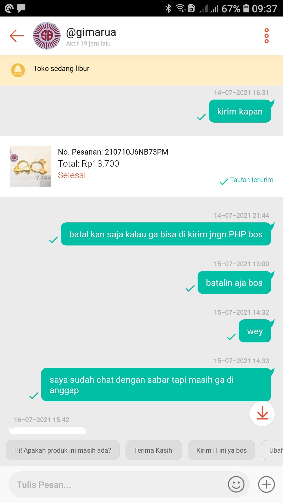 Mc - 2 1/2 Klem Knalpot / Muffler Clamp / Exhaust Clamp / Klem U