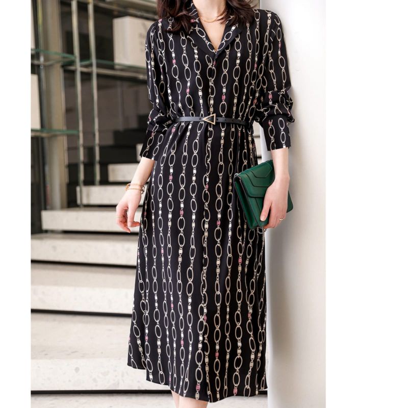 MDLV ~ 53120# Birgitha Midi Dress Import Long Dress Fashion Import