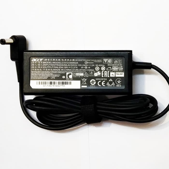 Charger Adaptor Acer Aspire V3-371 Series 45Watt