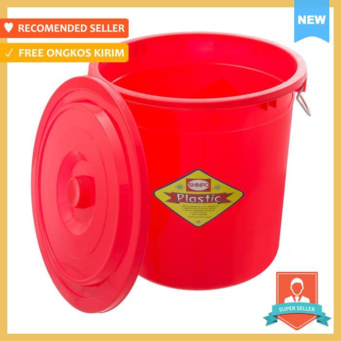 ember / tong air 50 liter dengan tutup shinpo 150 t