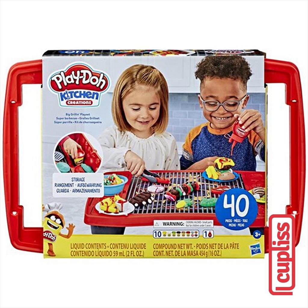 Play Doh Kitchen Creations Big Grillin Hasbro E8742 Playdoh