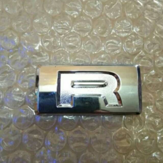 EMBLEM TIPE R DAIHATSU XENIA SIGRA TERIOS AYLA CHROM ORIGINAL