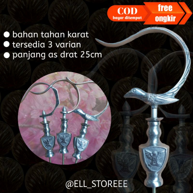 GANTUNGAN CANTOLAN PION SANGKAR BURUNG MOTIF BURUNG/BNR/POLOS FULLSET PION GARUDA