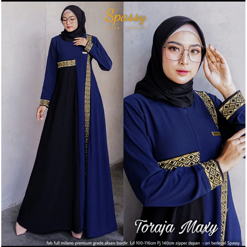 gamis terbaru Toraja maxi by spassy