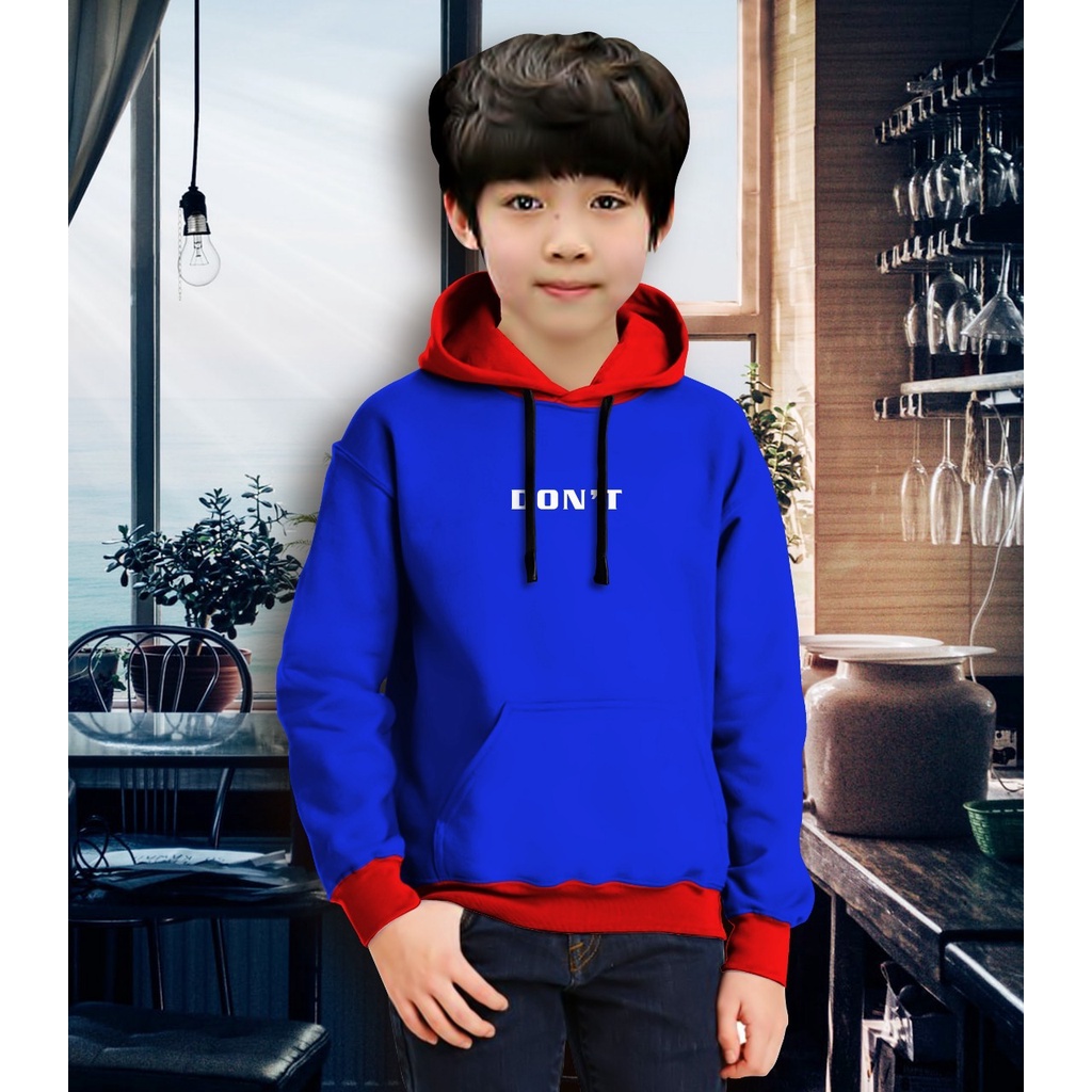 Jaket Anak Laki Laki/Jaket Anak Terbaru/Hoodie Anak Don't  Gaming Bahan Fleece Tebal 4-11 TAHUN