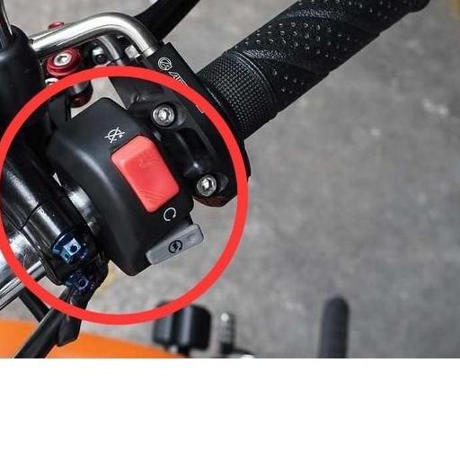 Gas Spontan Domino 2 kabel Gas Spontan crf 150 KLX plus Saklar on off Starter KTC