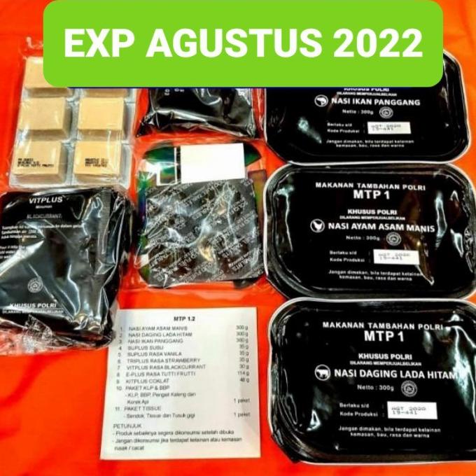 

[COD] Ransum makanan Tambahan Polri MTP Makanan Polri Siap Saji enak awet [COD]