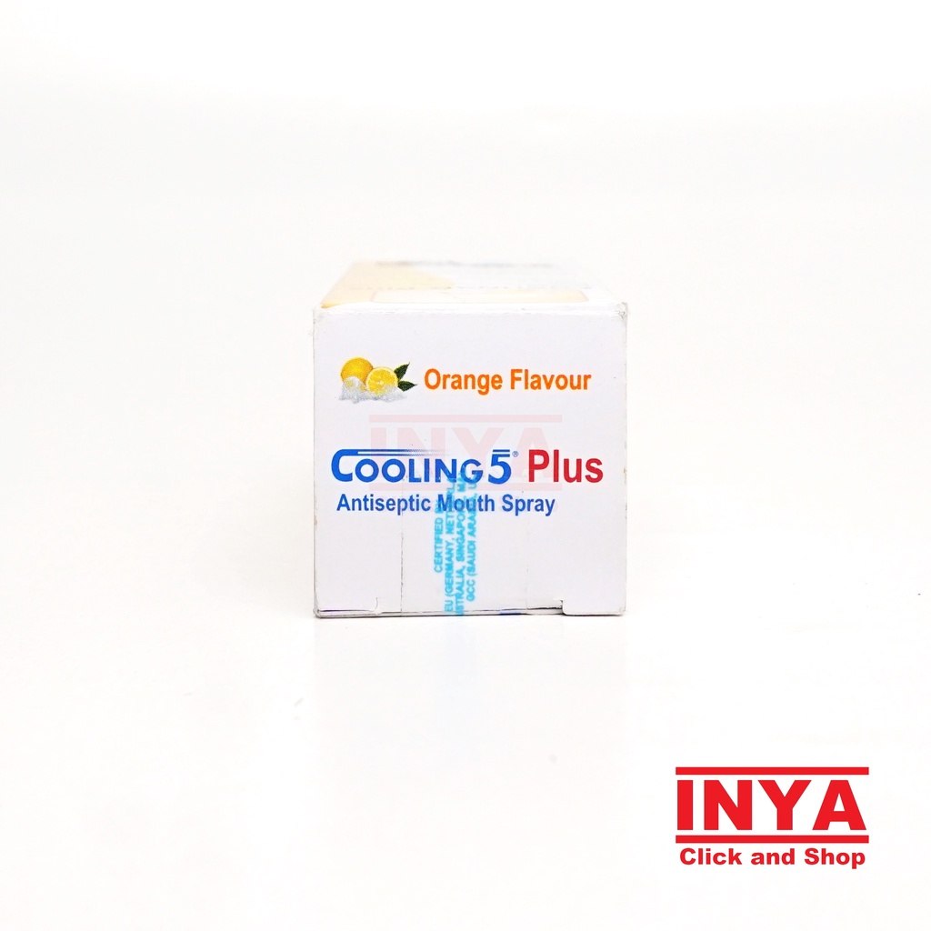 COOLING 5 PLUS RASA JERUK ANTISEPTIC MOUTH SPRAY 15ml