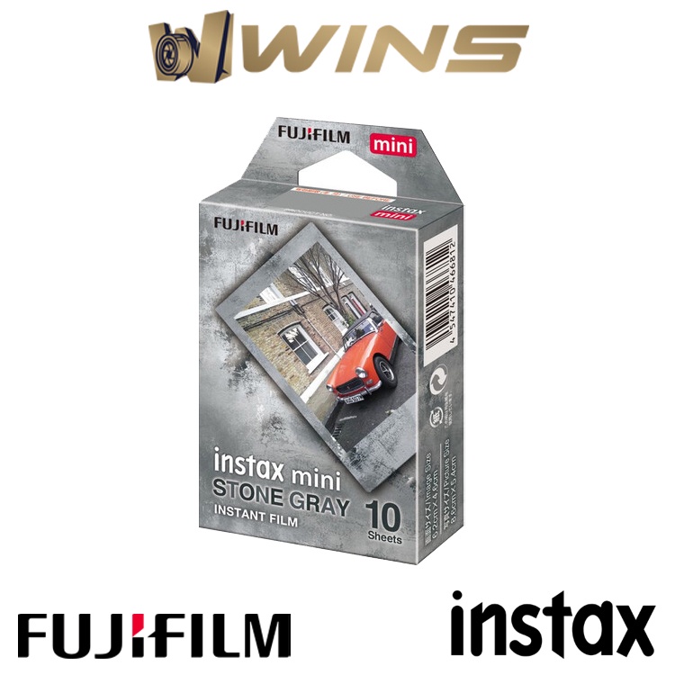 FUJIFILM INSTAX Mini Stone Gray Instant Film (10 Exposures)